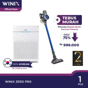 Paket Winix Zero Pro Air Purifier - Princess Home Rapido Vacum Cleaner / Pembersih Udara - Penyedot Debu