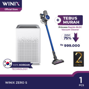 Paket Winix Zero S Smart Wifi Air Purifier - Princess Home Rapido Vacum Cleaner