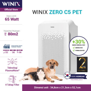 Winix Zero C5 Pet Filtration Smart WiFi Air Purifier / Pembersih Udara
